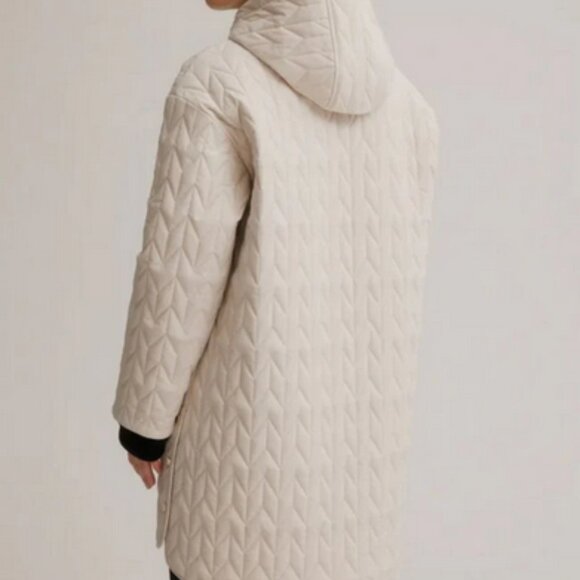 ❄️ Nikki Jones ☃️ Oyster Bay Quilted Stretch Relaxed Fit Coat - Picture 3 of 14